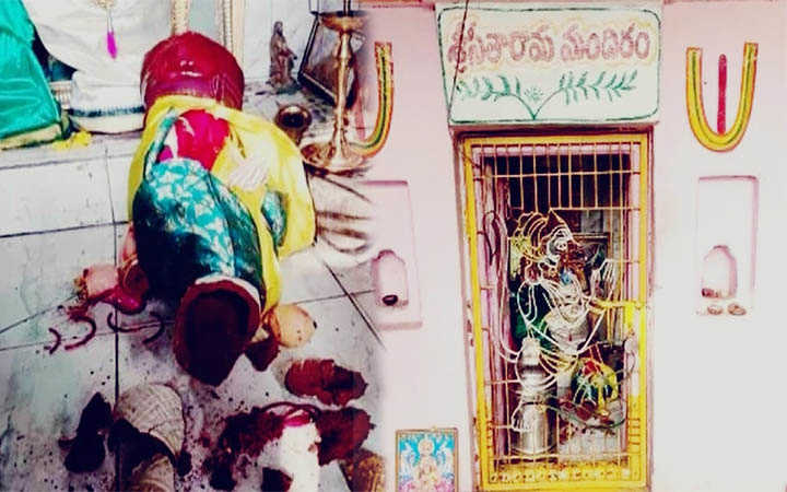 hindu temples are vandalized in ap cm said opposition tdp is backing miscreants