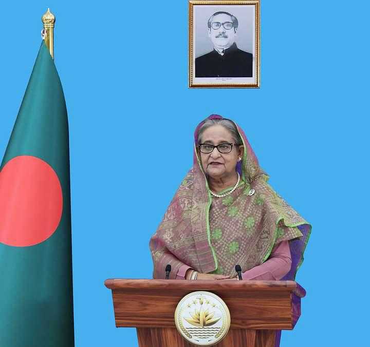 prime minister sheikh hasina urged the developed countries to reduce carbon emissions