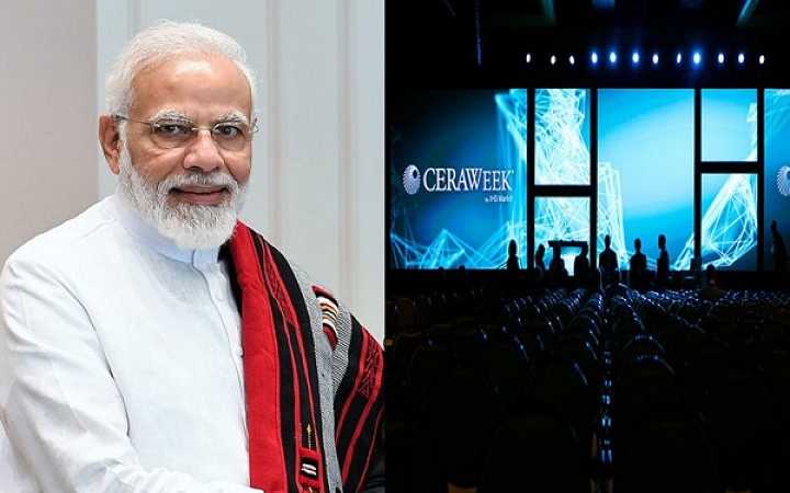 narendra modi was awarded the ceraweek international award