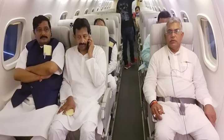 bjp leaders of bengal flew to the emergency meeting in delhi