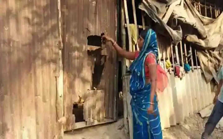 allegations of vandalism and bombing of bjp workers houses against tmc at sabang