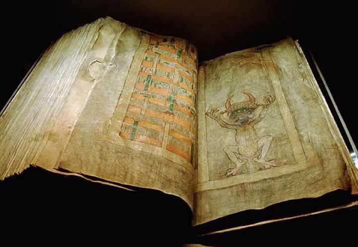 the devils bible or codex gigas written in only one night by mysterious writer