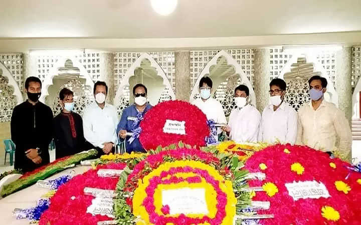 swechasebak league pays homage at the tomb on 59th death anniversary of sher e bangla in dhaka