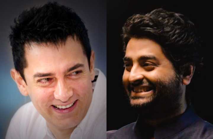 aamir khan requests arijit singh to croon his favourite track during an online fundraising event