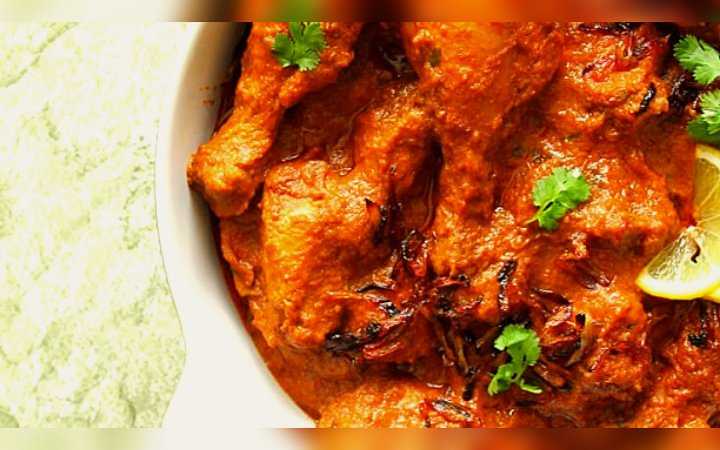 enjoy murshidabadi style dum chicken with hot rice