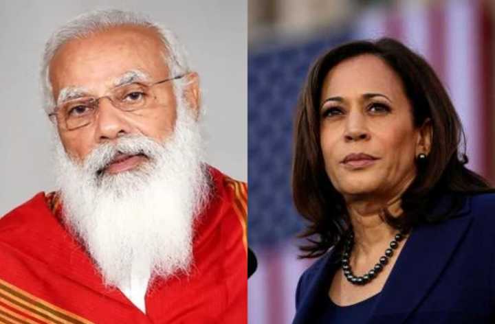 us vice president kamala harris dials pm modi covid vaccines discussed