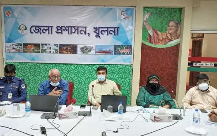 coronavirus prevention committee meeting held in khulna