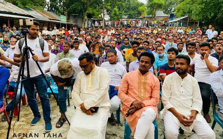 mymensingh swechchhasebak league held eid reunion discussion meeting and exchange of views with char region development forum