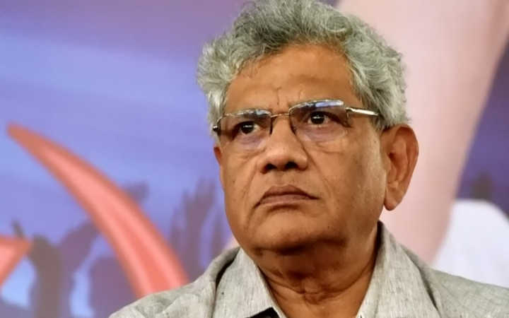 sitaram yechury tweet regarding political unrest in bengal