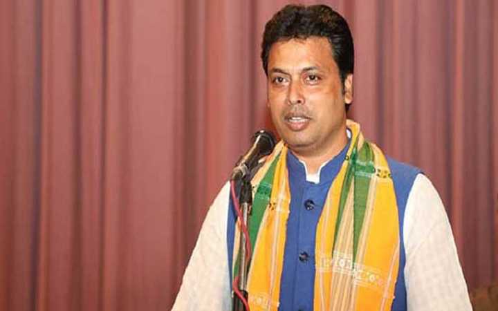 tmc leader should not accept the post of chief minister said tripura cm