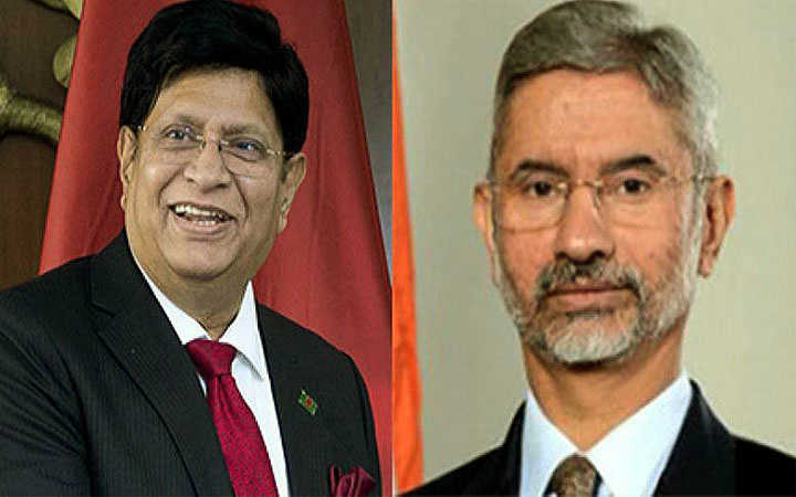 dr ak abdul momen requests dr s jaishankar to send vaccine to bangladesh soon