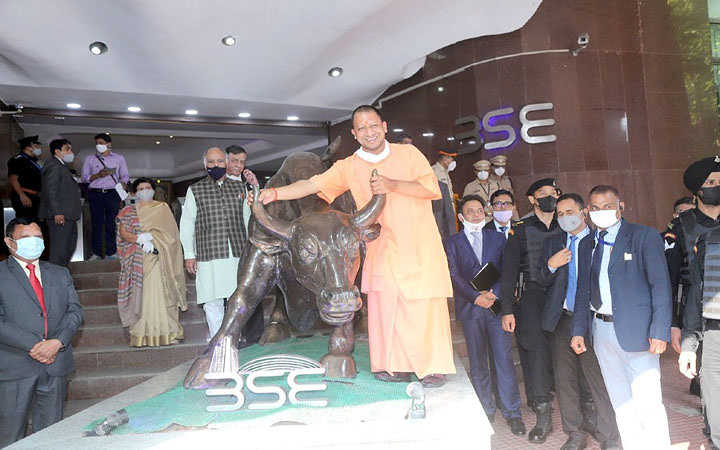 lucknow municipal corporation listed on bombay stock exchange