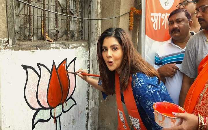 bjp star candidate payel sarkars polling agent was beaten