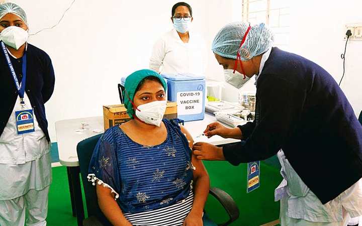 20 lakh vaccinations were given in india on friday