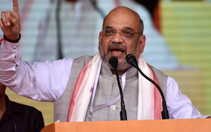 amit shah started his tour in khargpur under tight security