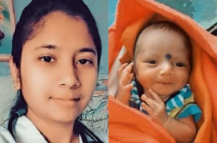 nurse continued duty while pregnant got infected by corona with her new born and died in raipur chhattisgarh