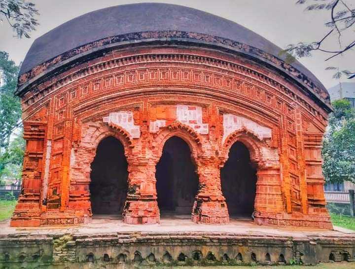 unique antiquities of bangladesh are the twin bengali temples