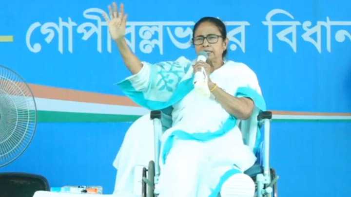 mamata banerjee addresses public meeting at gopiballavpur jhargram