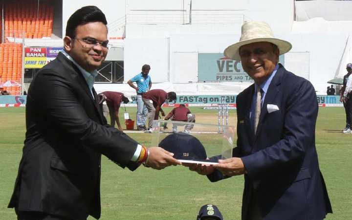 sunil gavaskar was honored by the bcci