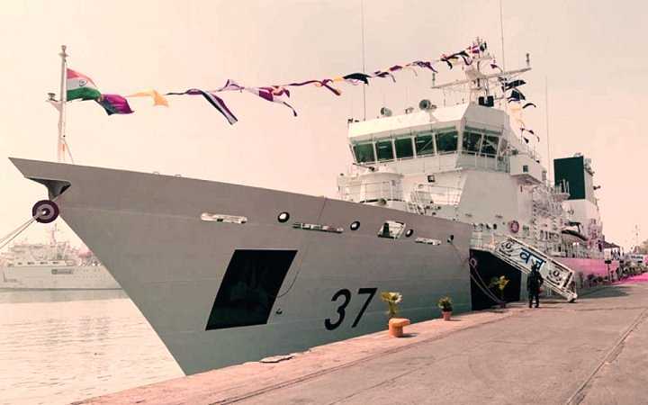 vajra ship in make in india project to monitor enemy to protect coast