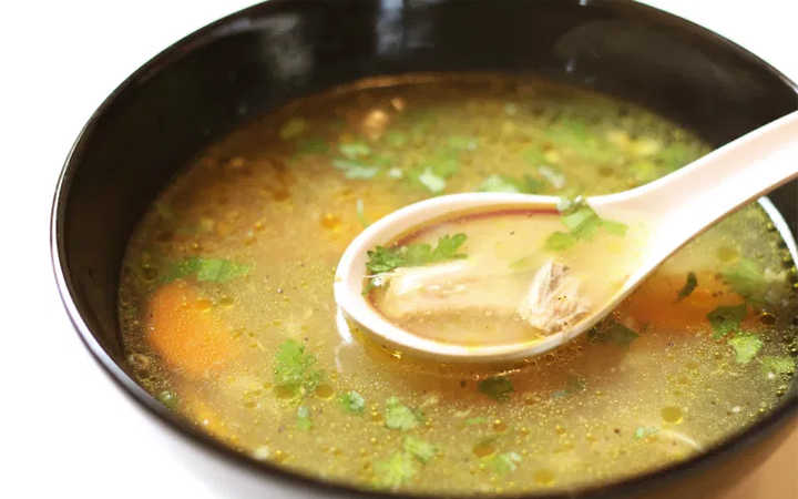 homemade chicken soup packed with flavorful nutrients