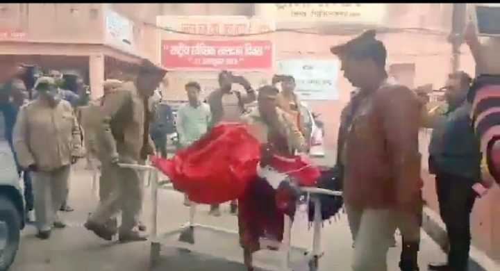 again brutality against woman in up