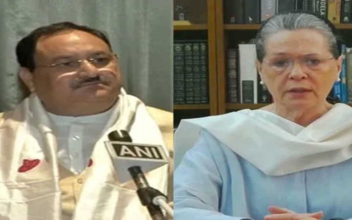 jp nadda writes to sonia gandhi accusing congress of misleading people