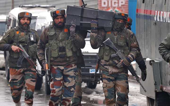 jammu kashmir large troop movement sparks concern in valley