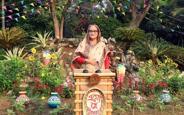 sheikh hasina all to urges people to abide by covid rules