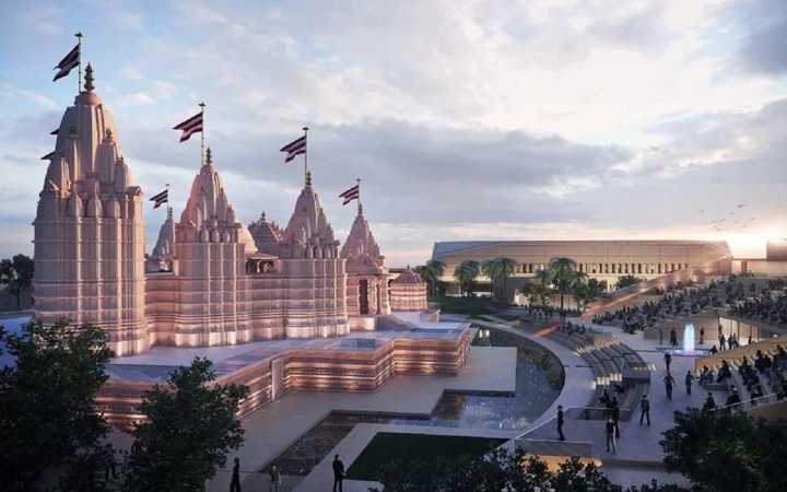 hindu temple built in the uaes capital abu dhabi