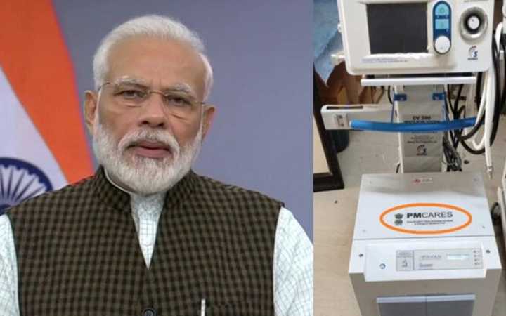 pm modi directed that immediate audit of installation operation of ventilators provided by the centre