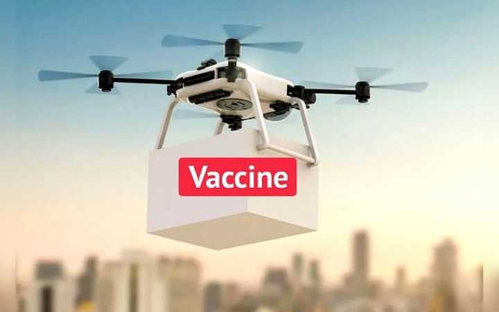 door vaccination with the help of drones