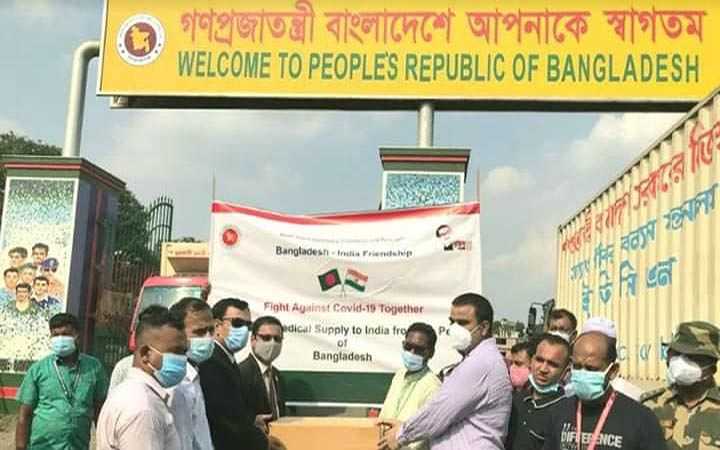 bangladesh sends second consignment of medical assistance to india